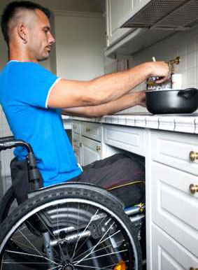 Küchennutzung auch mit Handicap